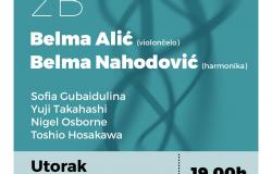 Muzička akademija UNSA najavljuje Veče savremene muzike za violončelo i harmoniku sa duom „2B“