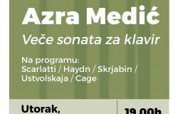 Muzička akademija UNSA najavljuje „Veče sonata za klavir“