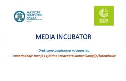 „Media Incubator“ – projekat Fakulteta političkih nauka UNSA i Goethe instituta jača kompetencije studenata u oblasti društveno odgovornog novinarstva