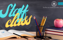 Služba za međunarodnu saradnju UNSA organizira Staff class