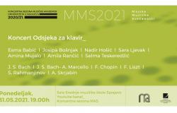 Predstavljanje studenata Odsjeka za klavir MAS u okviru 14. „Majskih muzičkih svečanosti“