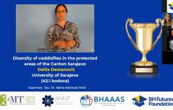 Dalila Destanović iz Instituta za genetičko inženjerstvo i biotehnologiju UNSA pobjednica ovogodišnjeg 3MT takmičenja za bh. studente Master i Bachelor studija