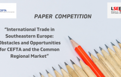 Obavještenje o konkursu za rad na temu: „Međunarodna trgovina u jugoistočnoj Evropi: prepreke i mogućnosti za CEFTA-u i zajedničko regionalno tržište“