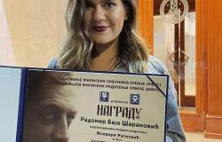 Studentica Akademije scenskih umjetnosti UNSA Isidora Ratković