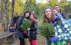 Studenti Šumarskog fakulteta UNSA u akciji pošumljavanja 