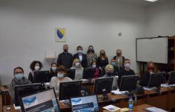 U Nacionalnoj i univerzitetskoj biblioteci BiH održan kurs/tečaj "Upotreba programske opreme COBISS3/Pozajmica"