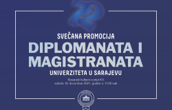 Univerzitet u Sarajevu u subotu promovira 4868 diplomanata i magistranata