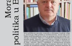 Drugo predavanje sa diskusijom iz serije memorijalnih predavanja posvećenih prof. dr. Zdravku Grebi - Franjevački teolog prof. dr. Ivan Šarčević: „Moralna politika u BiH“