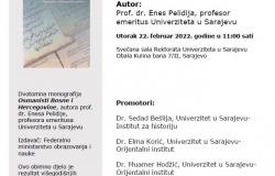 Promocija dvotomne monografije „Osmanisti Bosne i Hercegovine do kraja 20. stoljeća – biografski i bibliografski podaci“