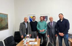 Rektor Univerziteta u Sarajevu i predstavnici Fakulteta sporta i tjelesnog odgoja UNSA posjetili ministra privrede KS 