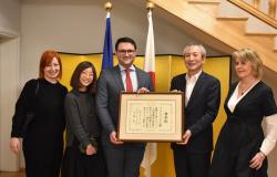 Ambasador Japana u Bosni i Hercegovini uručio zahvalnicu Filozofskom fakultetu UNSA za doprinos u razvoju saradnje između BiH i Japana