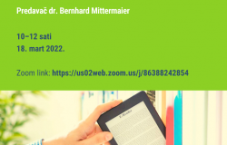 Goethe-Institut u Bosni i Hercegovini u saradnji sa Bibliotekom Univerziteta u Sarajevu organizira predavanje: „Bibliometrija i uloga bibliotekara u visokoškolskim bibliotekama“