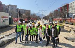Posjeta studenata Građevinskog fakulteta UNSA gradilištu rekonstrukcije tramvajske pruge u Sarajevu