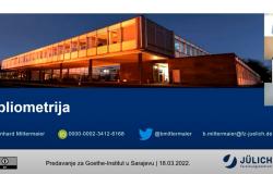 Goethe-Institut u BiH u saradnji sa Bibliotekom UNSA organizirao je predavanje na temu „Bibliometrija i uloga bibliotekara u visokoškolskim bibliotekama“