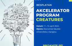 Poziv za učešće u akcelerator programu CREATURES