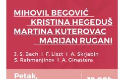 Profesor Konstantin Krasnitski i studenti klavira Akademije za umjetnost i kulturu u Osijeku na Muzičkoj akademiji UNSA