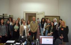 Studenti i studentice Katedre za informacijske nauke Odsjeka za komparativnu književnost i informacijske nauke Filozofskog fakulteta UNSA posjetili NUBBiH