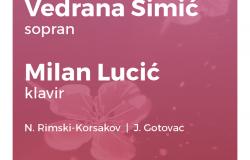 Koncert sopranistice Vedrane Šimić i pijaniste Milana Lucića na 15. Majskim muzičkim svečanostima 