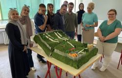 Studenti Građevinskog fakulteta UNSA prezentirali svoj rad na izradi makete/modela sanitarne deponije čvrstog otpada