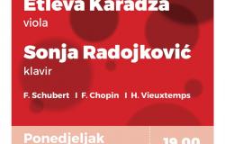 Violistica Etleva Karadža i pijanistica Sonja Radojković na Muzičkoj akademiji UNSA 