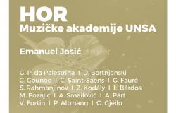 Završnica 15. Majskih muzičkih svečanosti: Koncert Hora Muzičke akademije UNSA