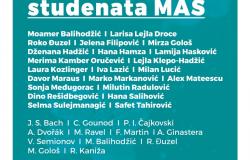 Studenti Muzičke akademije UNSA na Majskim muzičkim svečanostima