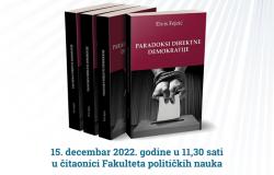 Promocija knjige “Paradoksi direktne demokratije”, prof. dr. Elvisa Fejzića