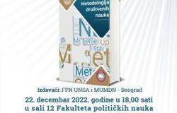 Poziv na promociju naučnog djela "Metodologija društvenih nauka", akademika prof. dr. sc. Dževada Termiza