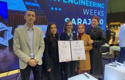 Studenti i zaposlenici Mašinskog fakulteta UNSA osvojili nagradu za najbolji inženjerski projekat u oblasti Održivi razvoj/energetika, voda, bioresursi na ovogodišnjoj BH sedmici inžinjerstva