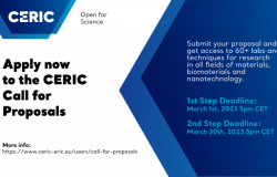 CERIC-ERIC Poziv za dostavu projektnih prijedloga 18 je sada OTVOREN!