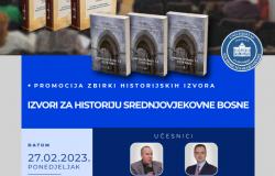 Promocija zbirki historijskih izvora: "Izvori za historiju srednjovjekovne Bosne"