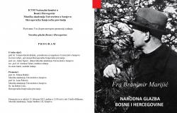 Promocija knjige “Narodna glazba Bosne i Hercegovine” koju su uredili acc. prof. dr. Jasmina Talam i fra Ante Marić