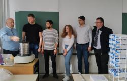 Obavljena obuka studenata Mašinskog fakulteta UNSA sa smjera Energetike na uređaju vibracionog nosača sita