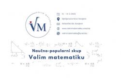Naučno-popularni skup “Volim matematiku”