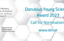 Poziv za dostavljanje nominacija za nagradu za mlade istraživače Dunavskog regiona – Danubius Young Scientist Award 2023