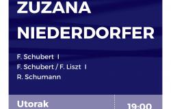 Recital pijanistice Zuzane Niederdorfer pod okriljem Koncertne sezone MAS
