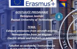 Remigiusz Jasinski sa Tehnološkog univerziteta u Poznanu održat će gostujuće predavanje na fakultetu za saobraćaj i komunikacije UNSA