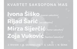 Koncert Kvarteta saksofona MAS u sklopu Majskih muzičkih svečanosti