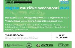 Koncert za mir na Muzičkoj akademiji UNSA  