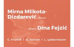 Flautistica Mirna Mlikota - Dizdarević i pijanistica Dina Fejzić nastupaju u sklopu programa Majskih muzičkih svečanosti