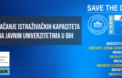 TRAIN BiH Webinar „Jačanje istraživačkih kapaciteta na javnim univerzitetima u BiH“