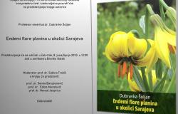 Predstavljanje knjige "Endemi flore planina u okolici Sarajeva" autorice profesor emeritus dr. Dubravke Šoljan