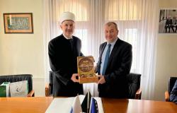 Muftija Grabus posjetio novoizabranog dekana Fakulteta islamskih nauka UNSA