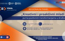 Poziv na Regionalni panel „Kreativni i proaktivni mladi – put ka pozitivnim transformacijama u društvu“