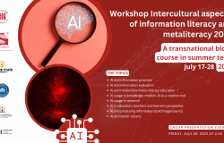 Otvorene prijave za internacionalni ljetni kurs: UMJETNA INTELIGENCIJA I INFORMACIJSKA PISMENOST