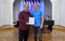 Alumni MAS prof. Dino Mulić sa Texas A&M Univerziteta Corpus Christi u Texasu (SAD) boravio na Muzičkoj akademiji UNSA