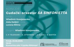 Koncert Gudačkog orkestra "SA Sinfonietta" na Muzičkoj akademiji UNSA