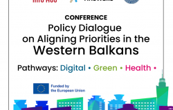Najavljujemo konferenciju "Dijalog o usklađivanju prioriteta na Zapadnom Balkanu – Vizija 2030 – Digitalni/Zeleni/Zdravi putevi"