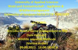 Predavanja u sklopu Erasmus+ programa i saradnje Šumarskog fakulteta UNSA i Univerziteta u Freisingu