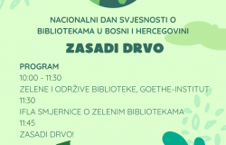 Nacionalni dan svjesnosti o bibliotekama u BiH | Zasadi drvo